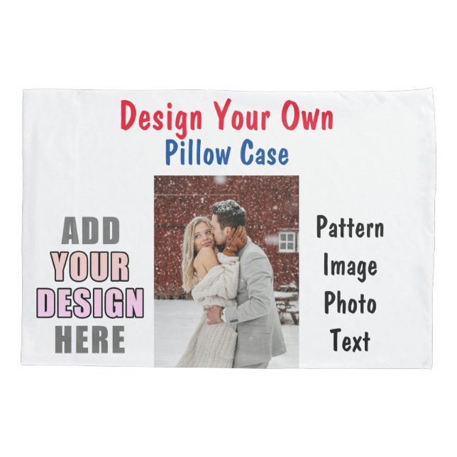 Create Your own Personalized luxourious Cozy Pillowcase (Back)