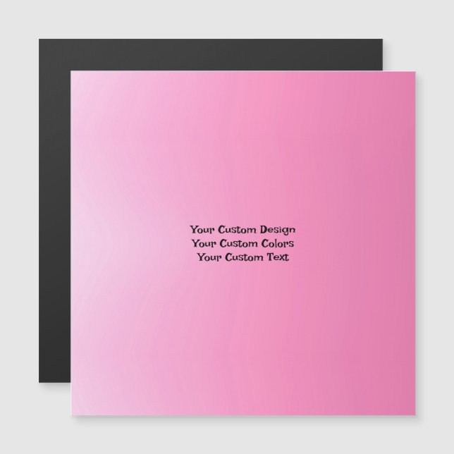 Create Your Own Personalized Magnetic Card (Front/Back)