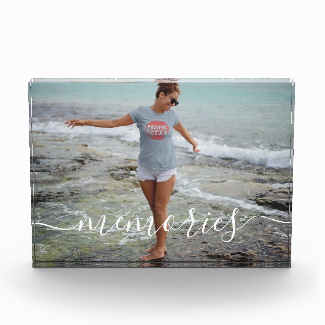 Create Your Own Personalized Memories Photo Block (Front)