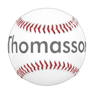 Create Your Own Personalized Minimalist Monogram Baseball