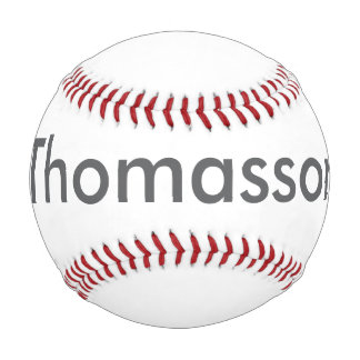 Create Your Own Personalized Minimalist Monogram Baseball