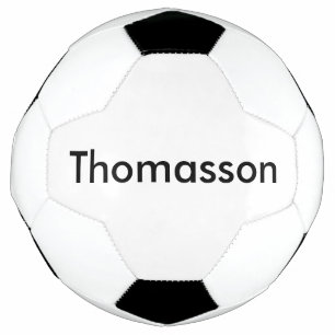 Create Your Own Personalized Minimalist Monogram Soccer Ball