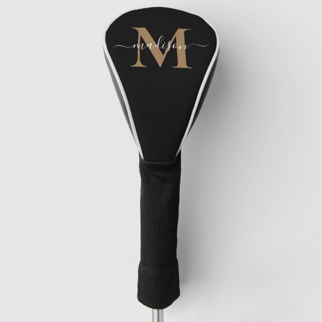 Create Your Own Personalized Monogram Golf Head Cover (Front)