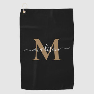 Create Your Own Personalized Monogram Golf Towel