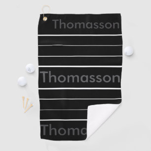 Create Your Own Personalized Monogram Golf Towel