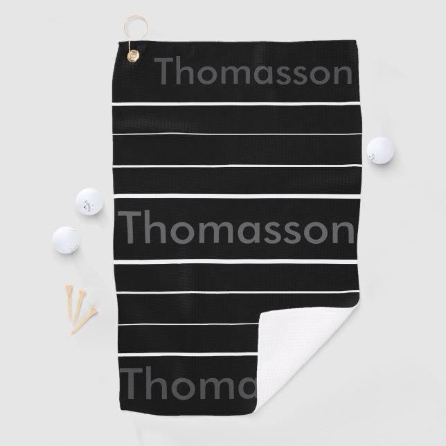 Create Your Own Personalized Monogram Golf Towel (InSitu)