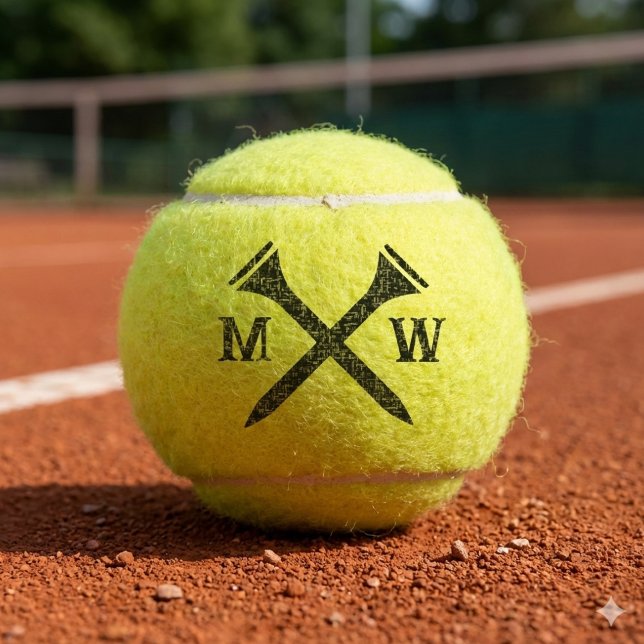 Create Your Own Personalized Monogram  Tennis Balls (Creator Uploaded)