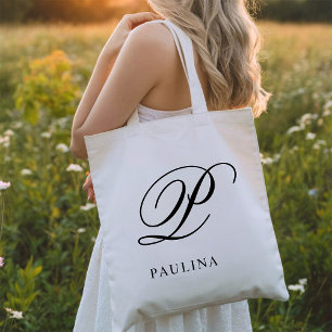 Create Your Own Personalized Monogram Tote Bag