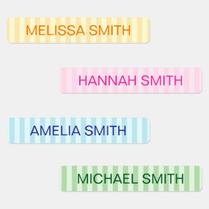 Create Your Own Personalized Name Colour Coded