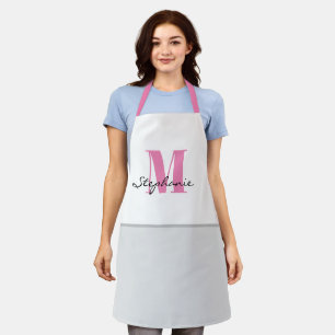 Create Your Own Personalized Name Monogram  Apron
