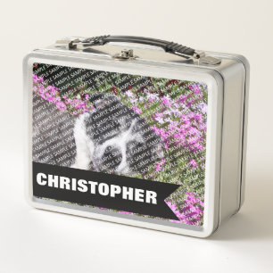 Create Your Own Personalized Name & Photo Metal Lunch Box