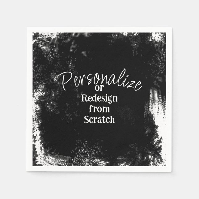 Create Your Own Personalized Napkin (Front)