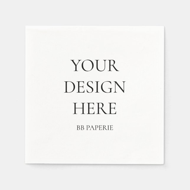 Create Your Own Personalized Napkin (Front)