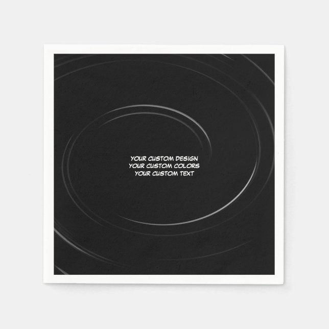 Create Your Own Personalized Napkin (Front)