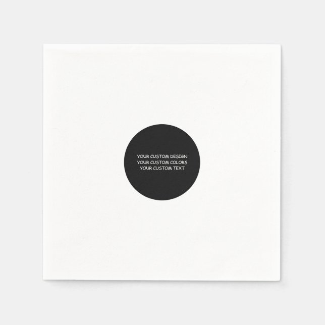 Create Your Own Personalized Napkin (Front)