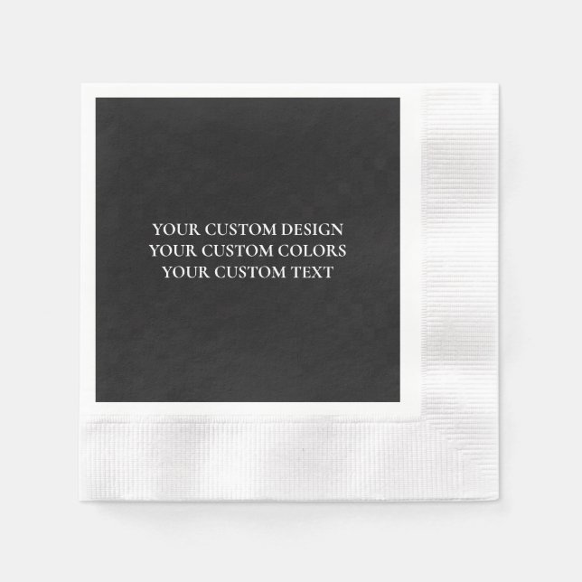 Create Your Own Personalized Napkin (Front)