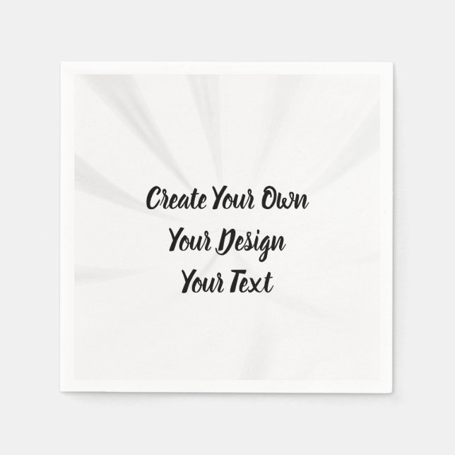 Create Your Own Personalized Napkin (Front)