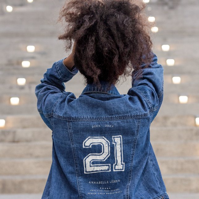 Create Your Own | Personalized Number Denim Jacket (Creator Uploaded)