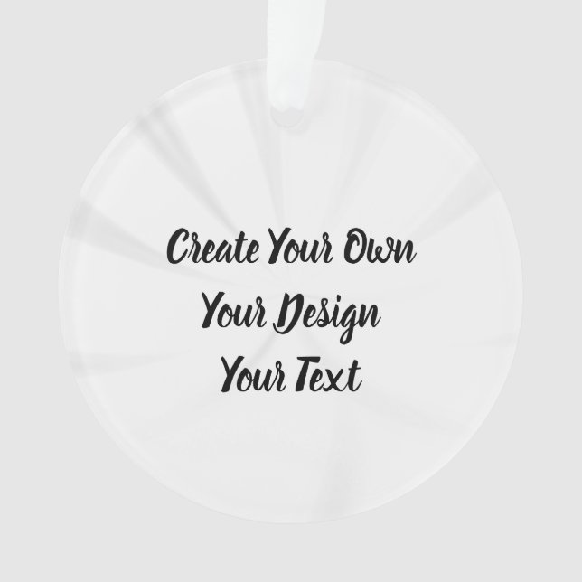 Create Your Own Personalized Ornament (Front)