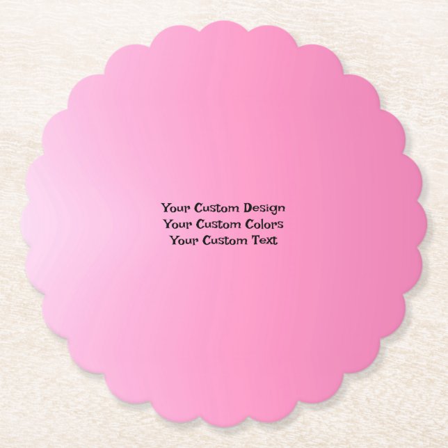 Create Your Own Personalized Paper Coaster (Front)