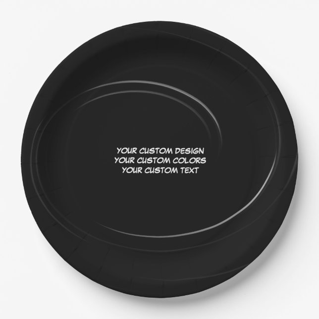 Create Your Own Personalized Paper Plate (Front)