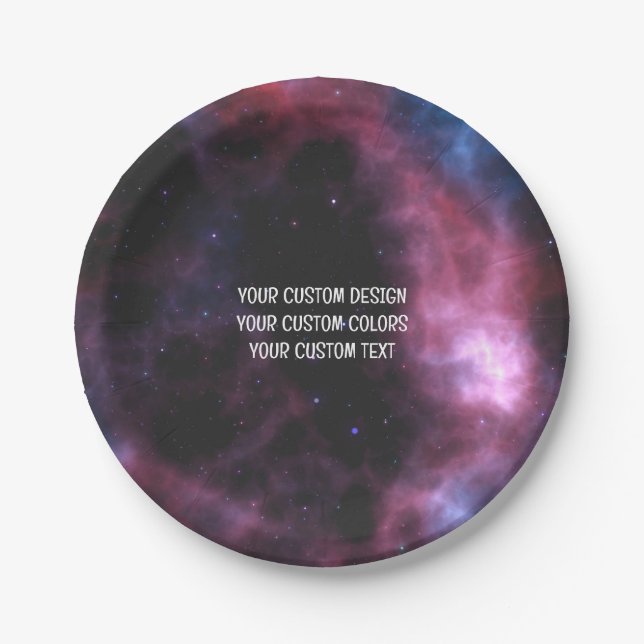 Create Your Own Personalized Paper Plate (Front)