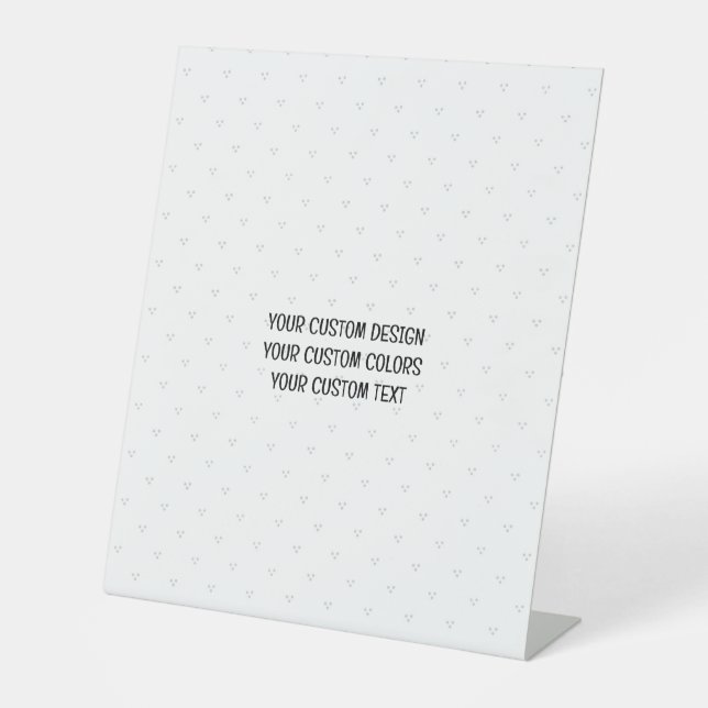 Create Your Own Personalized Pedestal Sign (Front)