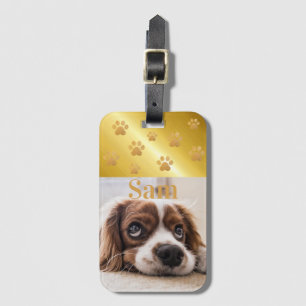 Create Your Own Personalized Pet Photo Dog Luggage Tag