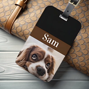 Create Your Own Personalized Pet Photo Dog Luggage Tag