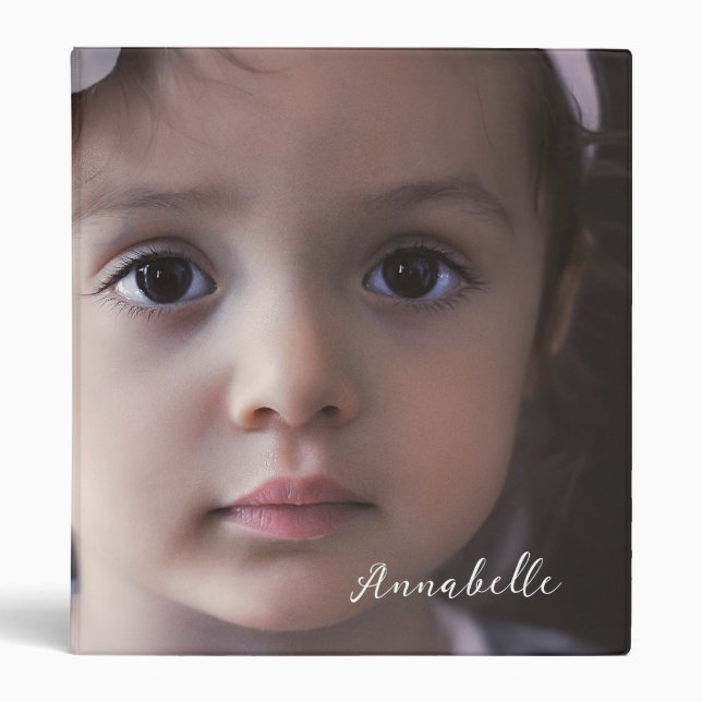 Create Your Own Personalized Photo 3 Ring Binder (Front)