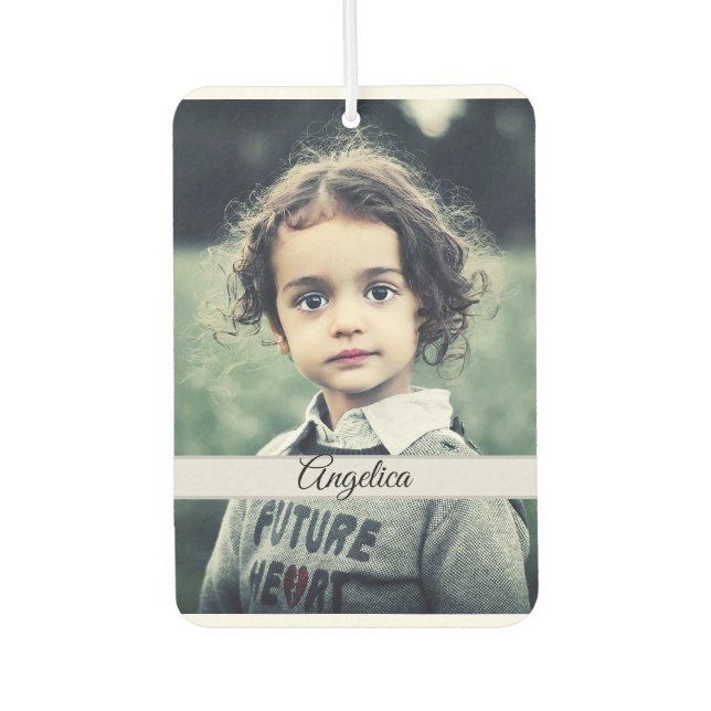 Create Your Own Personalized Photo Air Freshener (Front)