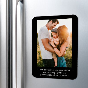 Create Your Own Personalized Photo and Quote Magnet