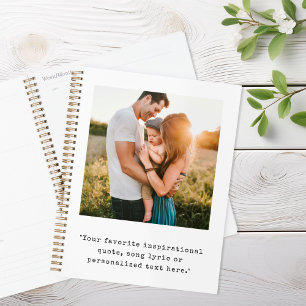 Create Your Own Personalized Photo and Quote Planner