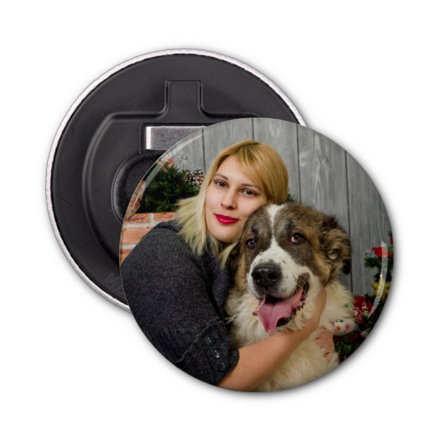 Create Your Own Personalized Photo Bottle Opener (Front)