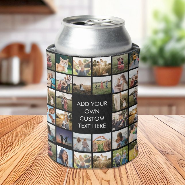 Create Your Own Personalized Photo Collage Can Cooler (Creator Uploaded)