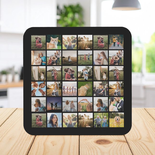 Create Your Own Personalized Photo Collage Coaster (Creator Uploaded)