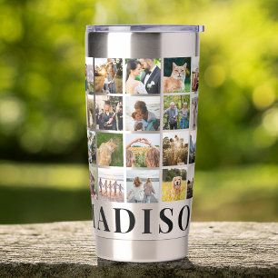 Create Your Own Personalized Photo Collage Insulated Tumbler