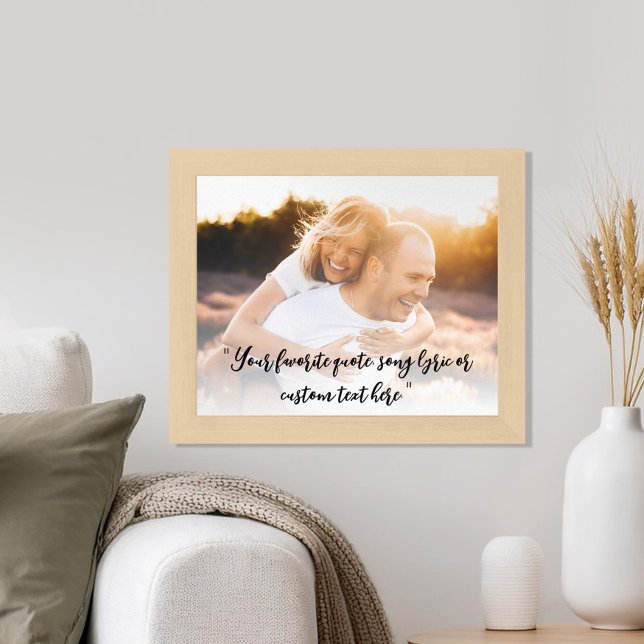 Create Your Own Personalized Photo Custom Quote Poster (Creator Uploaded)