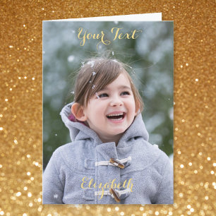 Create Your Own Personalized Photo Greeting Card