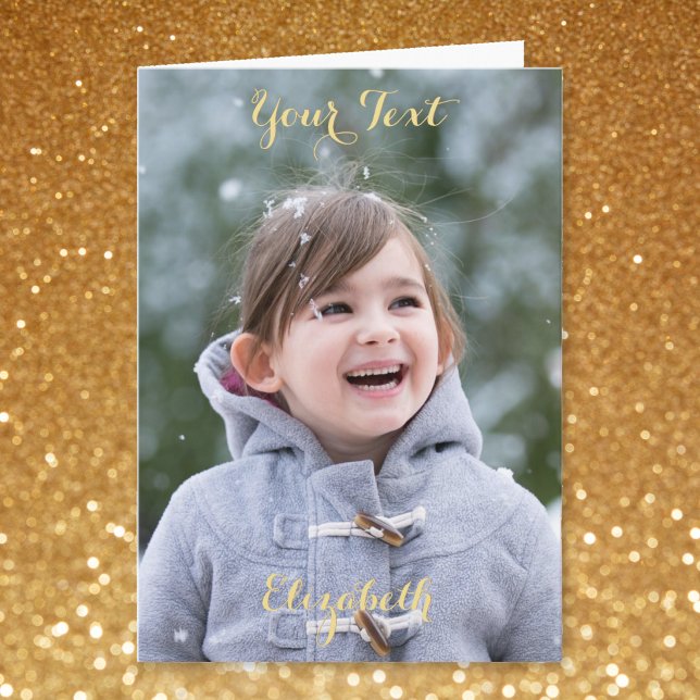 Create Your Own Personalized Photo Greeting Card (Create Your Own Personalized Photo Greeting Card)