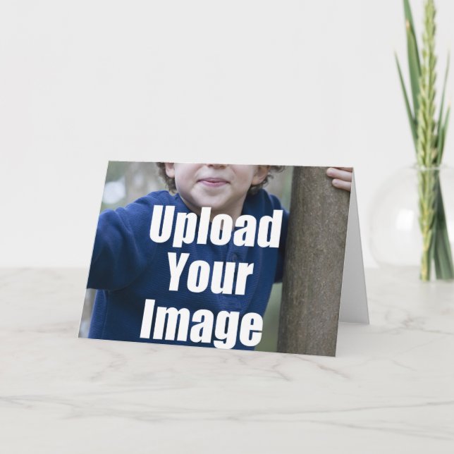 Create Your Own Personalized Photo Mug from Child Card (Front)