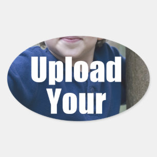 Create Your Own Personalized Photo Mug from Child Oval Sticker