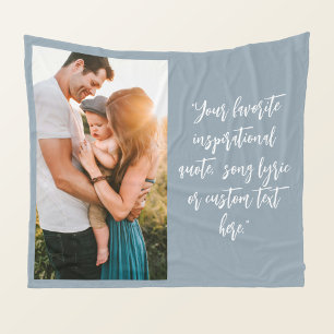 Create Your Own Personalized Photo Quote Fleece Blanket