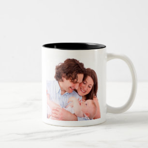Create Your Own Personalized Photo Two-Tone Coffee Mug