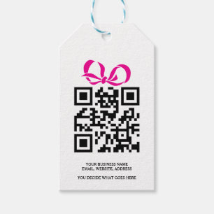Create Your Own Personalized QR Code Business Gift Tags