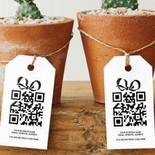 Create Your Own Personalized QR Code Business Gift Tags