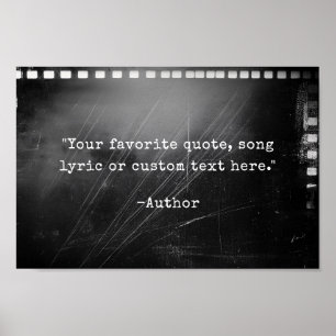Create Your Own Personalized Quote Poster