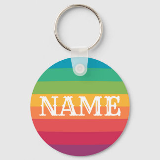 Create Your Own Personalized Rainbow Name Keychain