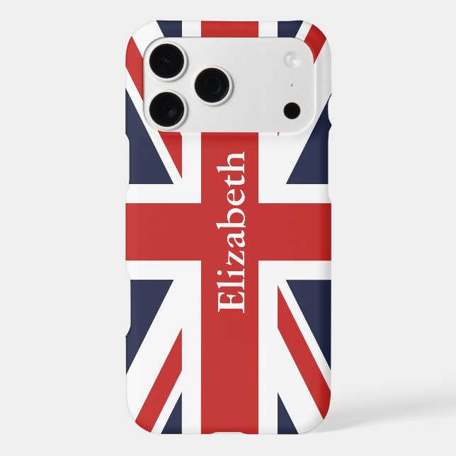 Create Your Own Personalized Red Union Jack (Back)
