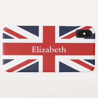 Create Your Own Personalized Red Union Jack iPhone XS Max Case